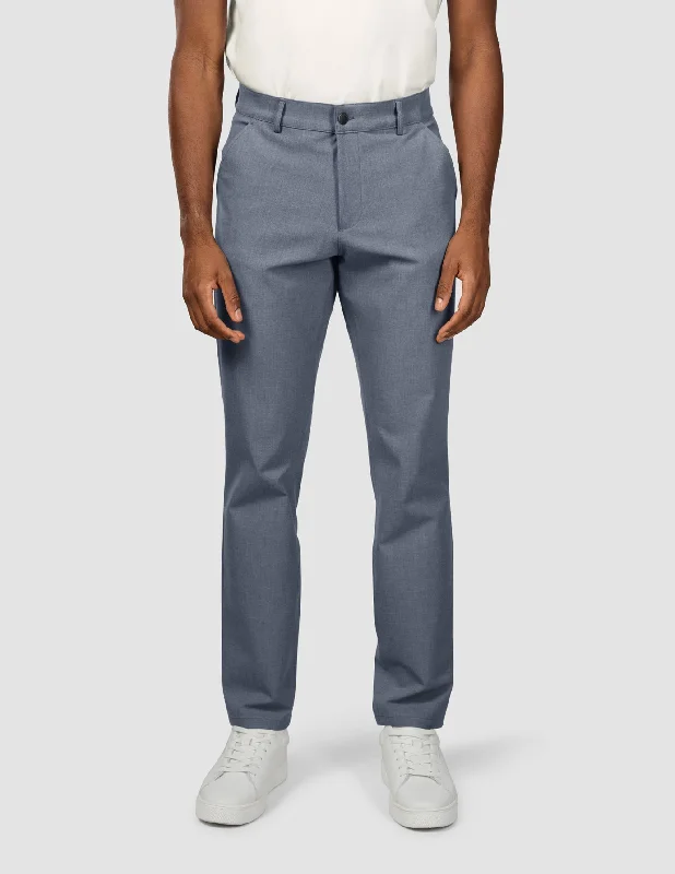 Men's Pants with Antimicrobial TreatmentEssential Pants Regular Storm Blue Melange Men's Pants with Antimicrobial TreatmentEssential Pants Regular Storm Blue Melange