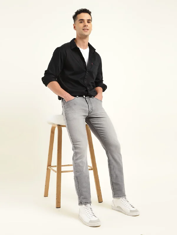 Designer Skinny Men's JeansMen's 511 Slim Fit Grey Jeans