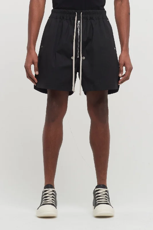 Men's Pants with Wrinkle-Resistant FabricRick Owens TE Bela Boxers in Black