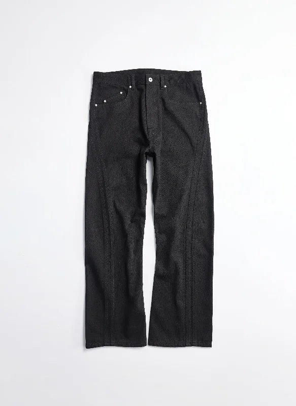 Men's Dress Pants for Special Events13oz Cotton Polyester Denim 3D Cut Jeans