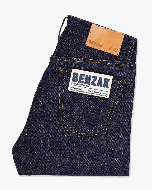 Premium Men's JeansBenzak Denim Developers B-02 Regular Straight Mens Jeans - 15.5oz Kojima Selvedge Premium Men's JeansBenzak Denim Developers B-02 Regular Straight Mens Jeans - 15.5oz Kojima Selvedge