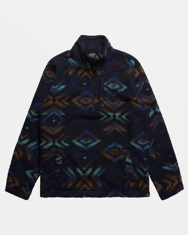 Men's Coats with Quick-Dry FabricBillabong Boundary Mock Neck Jacket-Navy