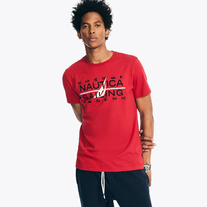 Men's Sweaters for Winter SportsNautica Mens Sustainably Crafted Sailing Graphic T-Shirt Men's Sweaters for Winter SportsNautica Mens Sustainably Crafted Sailing Graphic T-Shirt