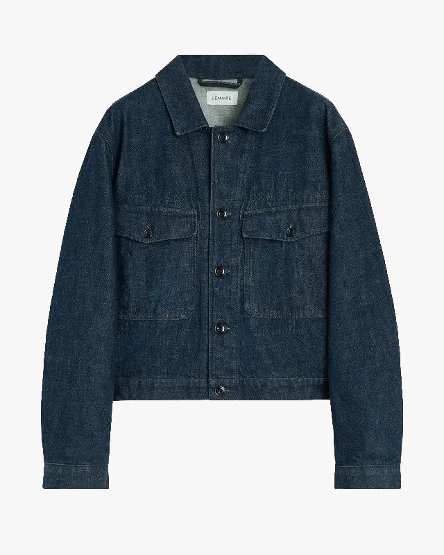 Men's Coats with Adjustable SleevesTrucker Jacket
