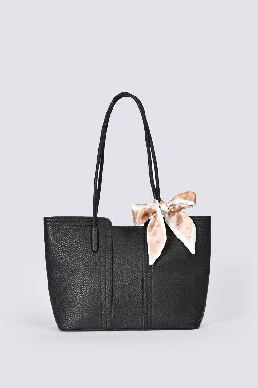 TEXTURED TOTE BAG