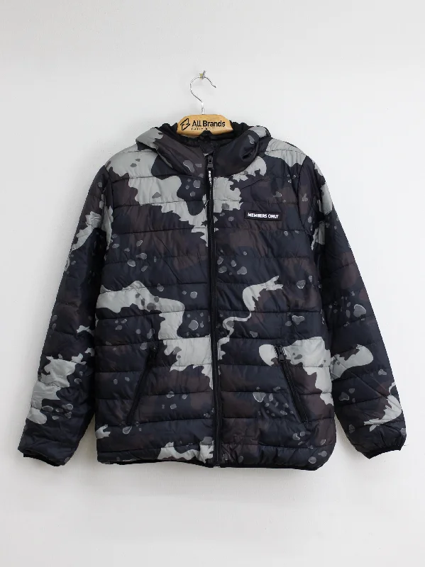 High-Quality Men's Duffle CoatsMen's Camo Printed Puffer Jacket,Multi