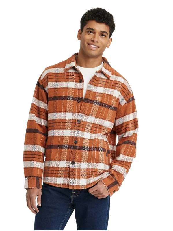 Men's Coats with Slim FitsMen's Plaid Jacket,Multi