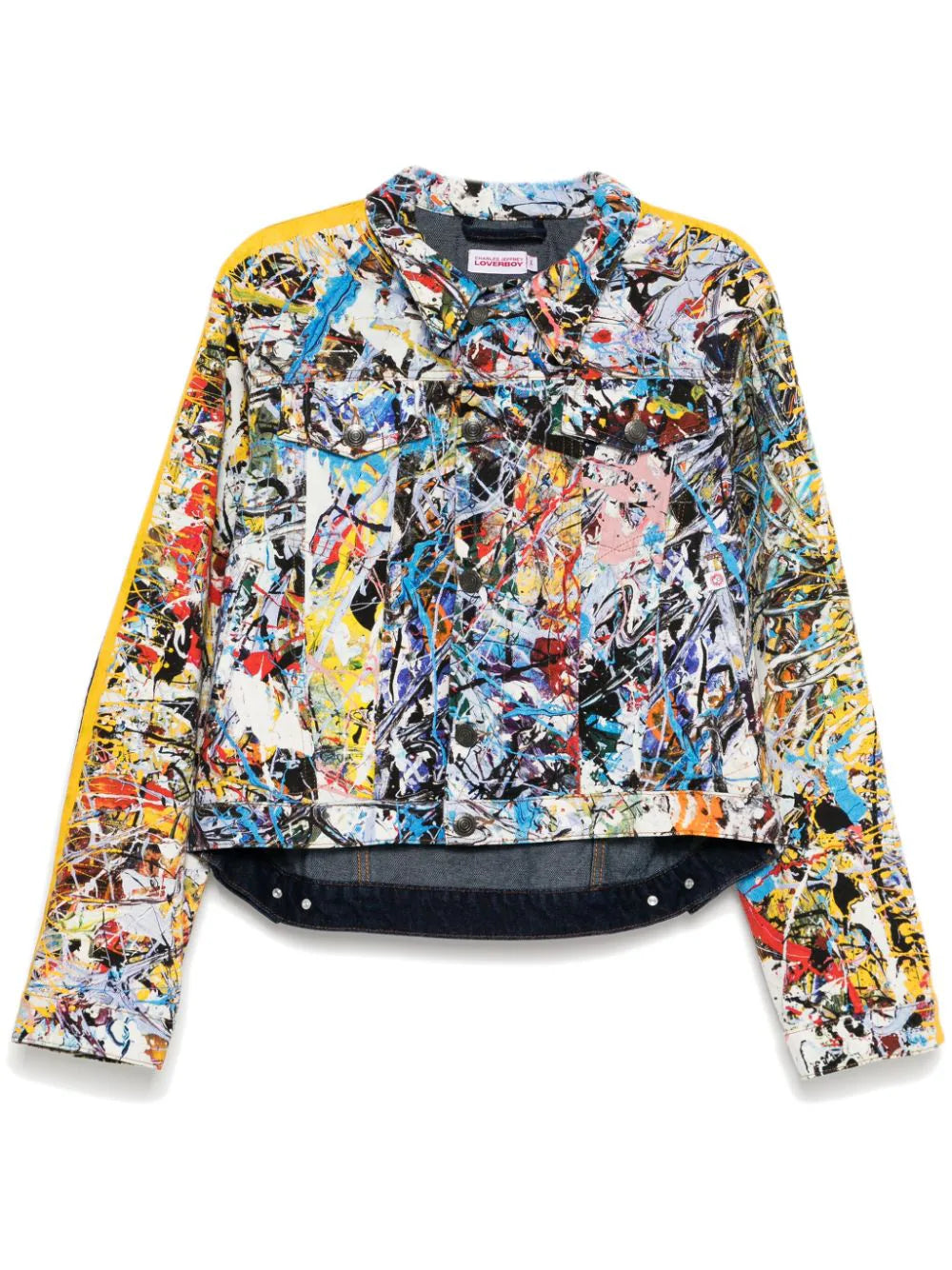 Men's Coats with Fur TrimArt Denim Jacket