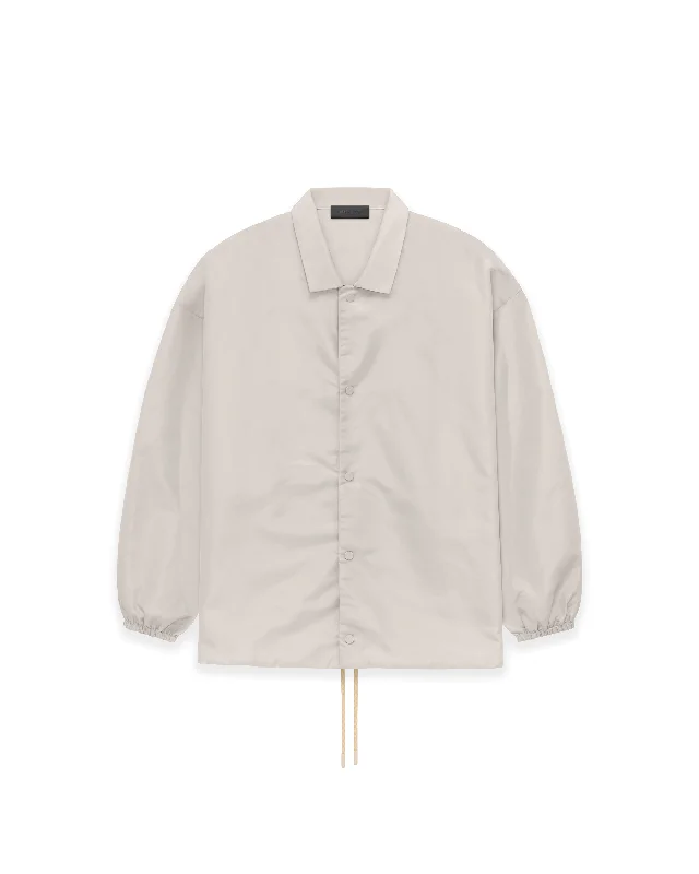 Men's Coats with Down InsulationCoaches Jacket - Silver Cloud