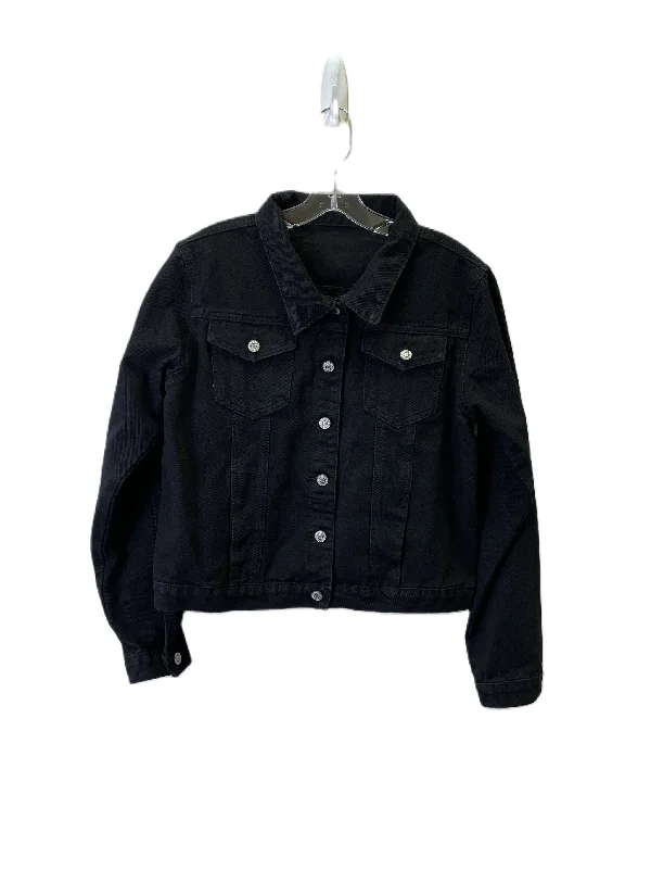 Men's Coats for All SeasonsJacket Denim By Shein In Black, Size: L