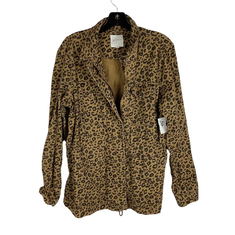 Men's Coats with PocketsJacket Denim By Thread And Supply In Animal Print, Size: M