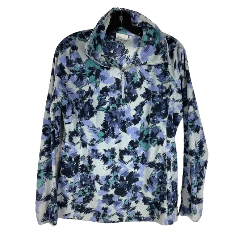 Men's Coats with Wind-Resistant FabricJacket Fleece By Columbia In Baby Blue, Size: M