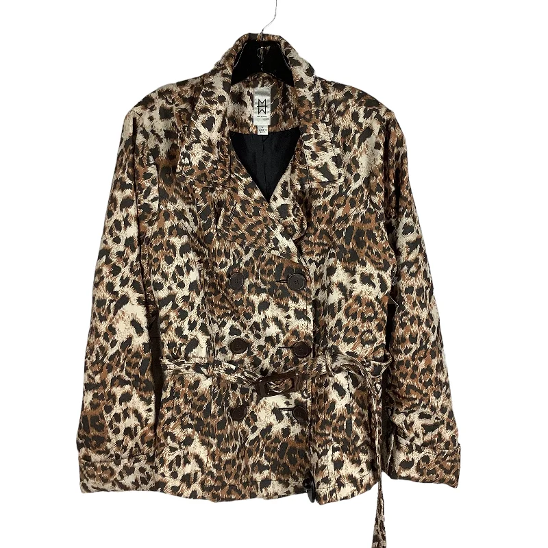 Men's Coats with LiningJacket Other By Cmc In Animal Print, Size: L