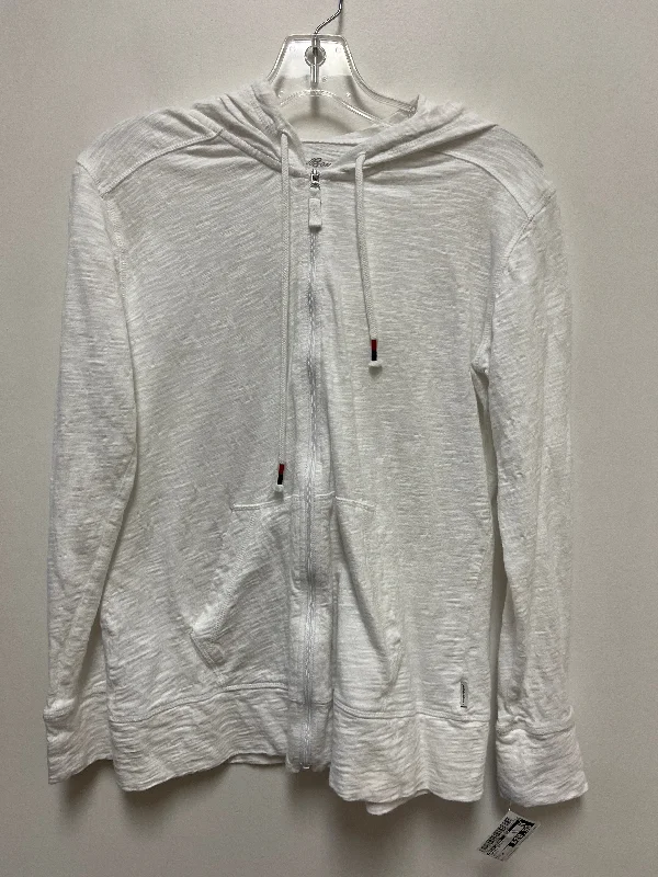 Stylish Men's Biker JacketsJacket Other By Eddie Bauer In White, Size: M