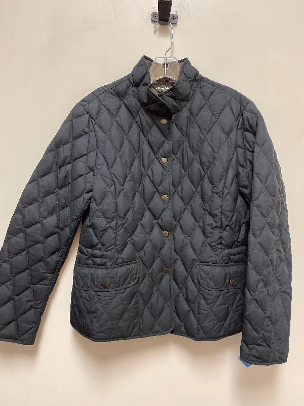 Men's Coats with Breathable FabricJacket Puffer & Quilted By Eddie Bauer In Navy, Size: L