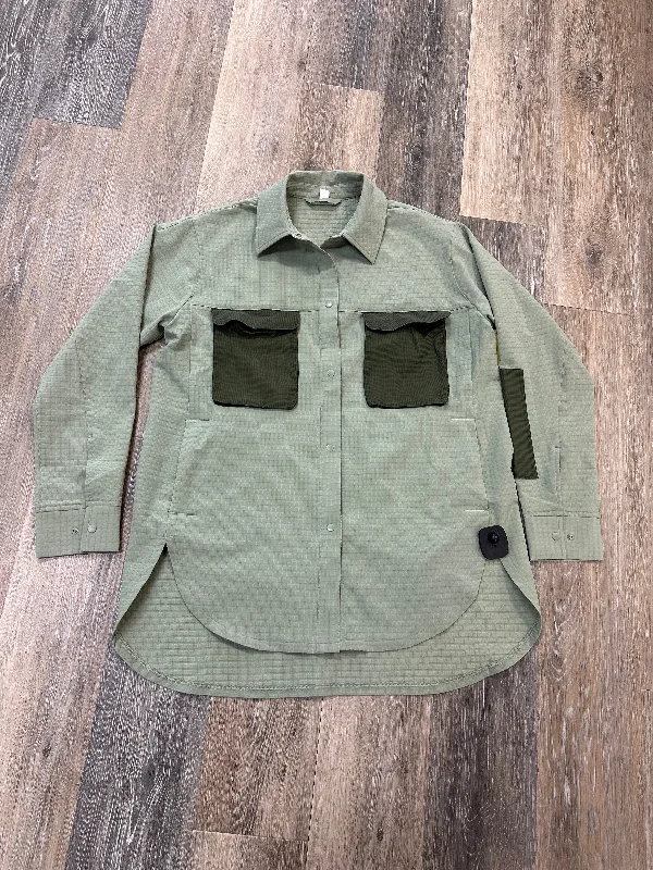 Men's Coats with Quick-Dry FabricJacket Shirt By Lululemon In Green, Size: 6