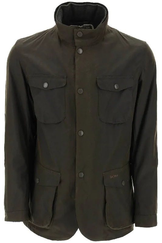 Stylish Men's Biker JacketsBARBOUR ogston waxed jacket