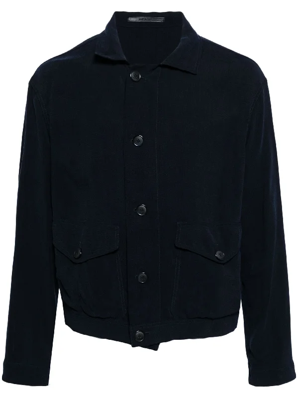 Essential Men's Puffer JacketsSpread-Collar Shirt Jacket