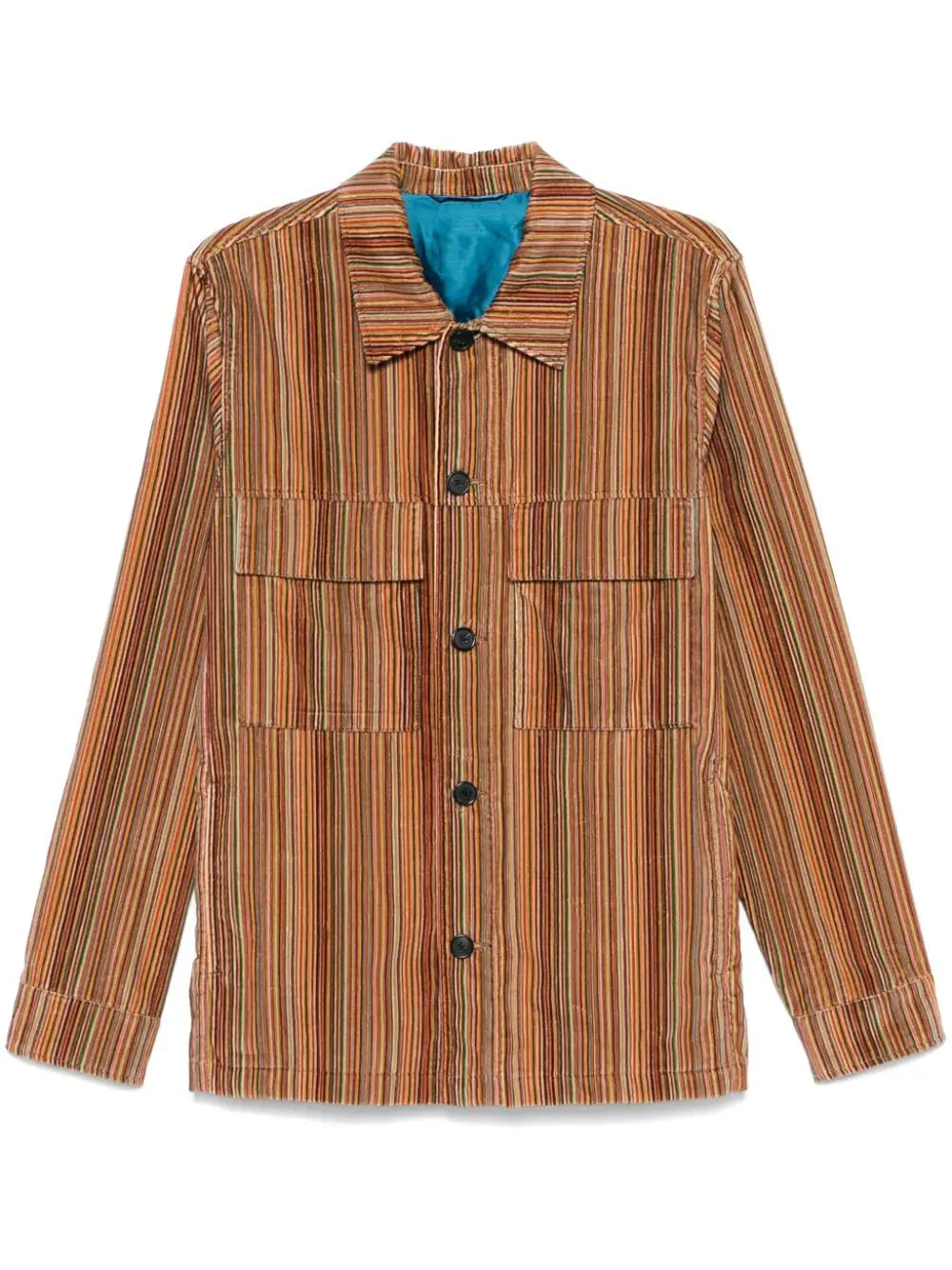 Men's Coats for SkiingStriped Shirt Jacket