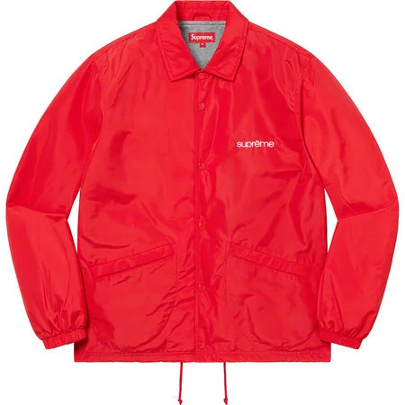 Trendy Men's Anorak JacketsSupreme Five Boroughs Coaches Jacket Red