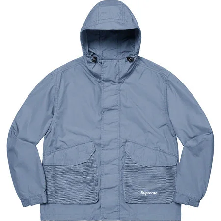 Men's Coats for Formal EventsSupreme Mesh Pocket Cargo Jacket Slate