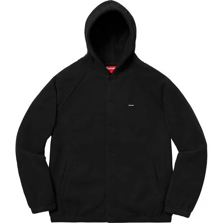 Men's Coats with ZippersSupreme Polartec Hooded Raglan Jacket