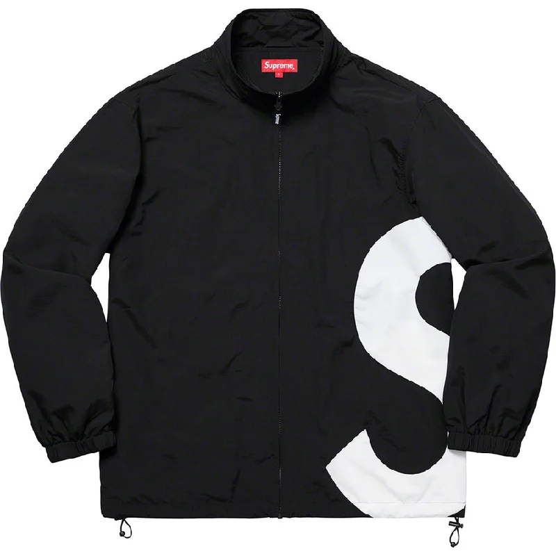 Functional Men's Ski JacketsSupreme S Logo Track Jacket Black