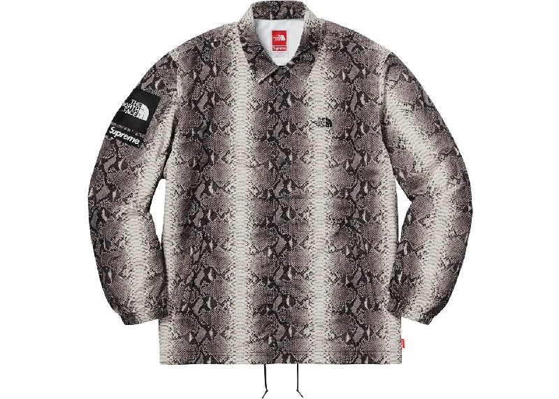 Men's Coats with Removable LiningsSupreme The North Face Snakeskin Taped Seam Coaches Jacket Black Men's Coats with Removable LiningsSupreme The North Face Snakeskin Taped Seam Coaches Jacket Black