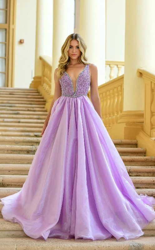 Fit-And-Flare DressAva Presley 38342CL Dress