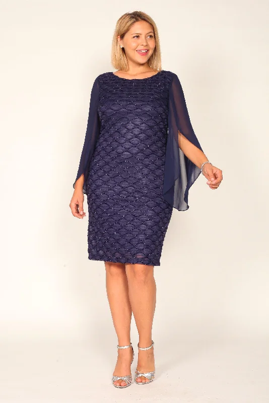 women's curve-hugging dressesConnected Apparel Short Dress Sale