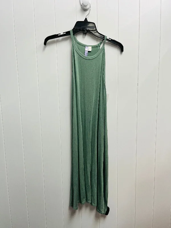 Flutter-Sleeve DressDress Casual Short By Alya In Green, Size: M