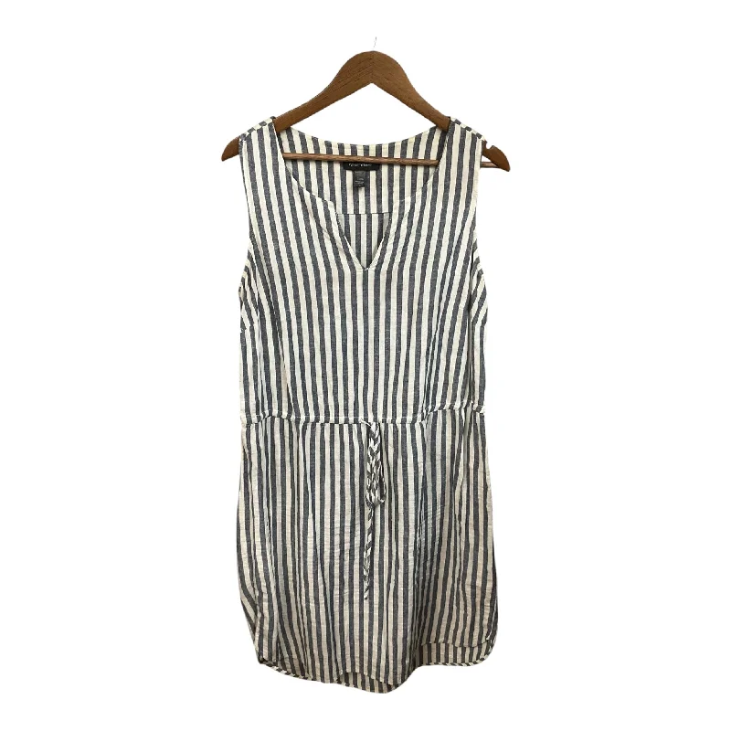 Bow-Tie DressDress Casual Short By Ashley Stewart In Striped Pattern, Size: L