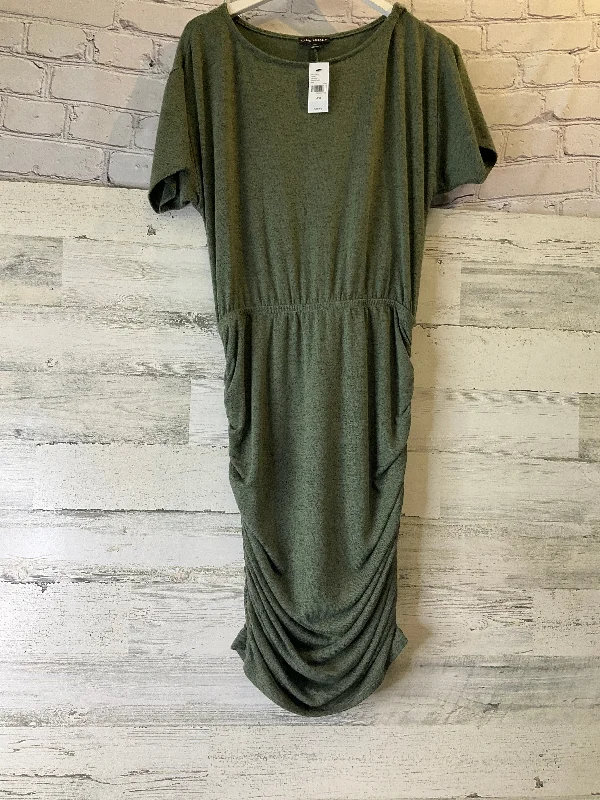 Empire DressDress Casual Short By Lane Bryant O In Green, Size: M