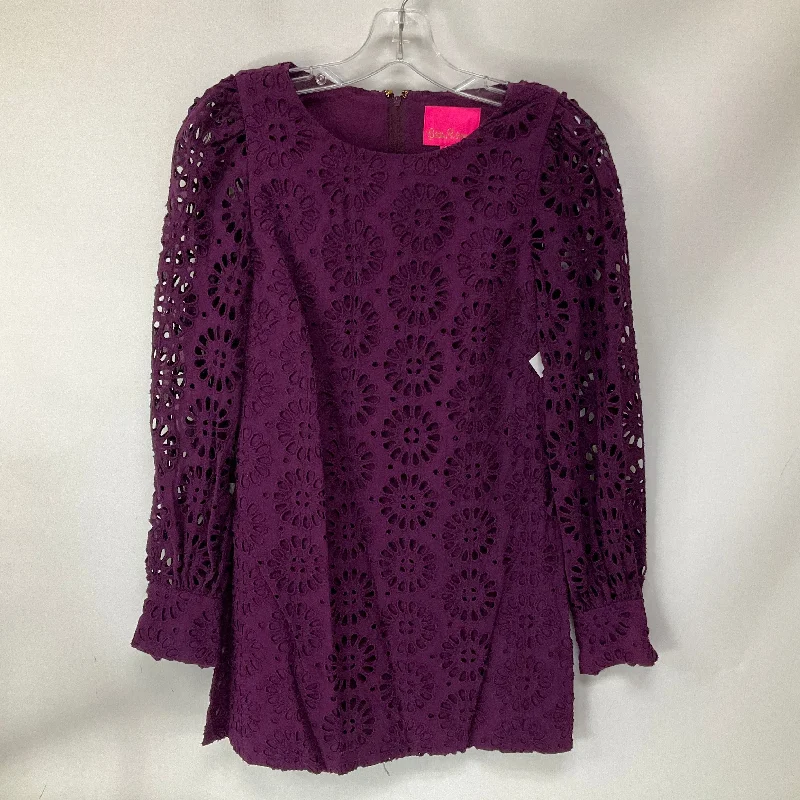 women's apple-shaped body dressesDress Casual Short By Lilly Pulitzer In Mauve, Size: 0