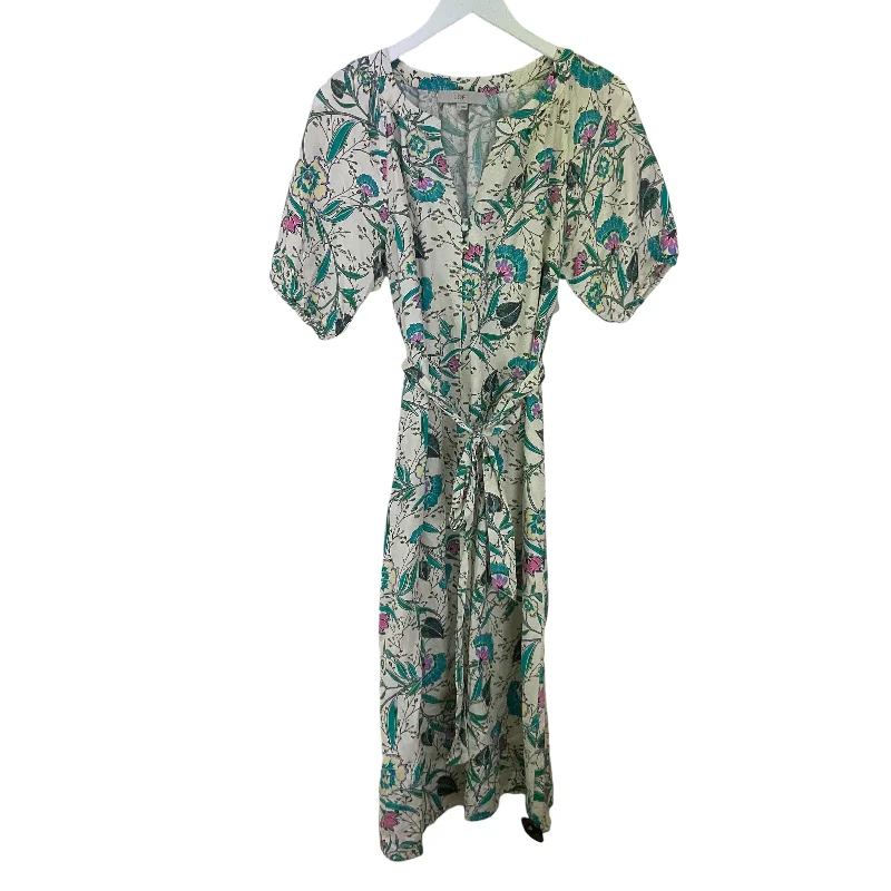 Bell-Sleeve DressDress Casual Short By Loft In Cream, Size: S