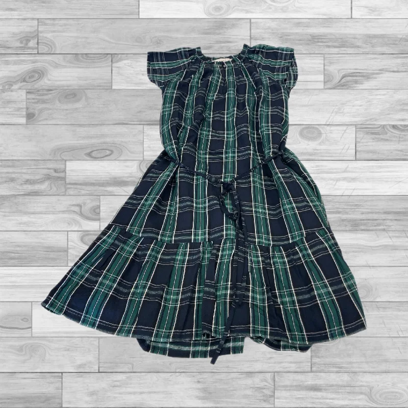 women's retro dressesDress Casual Short By Loft In Plaid Pattern, Size: 6