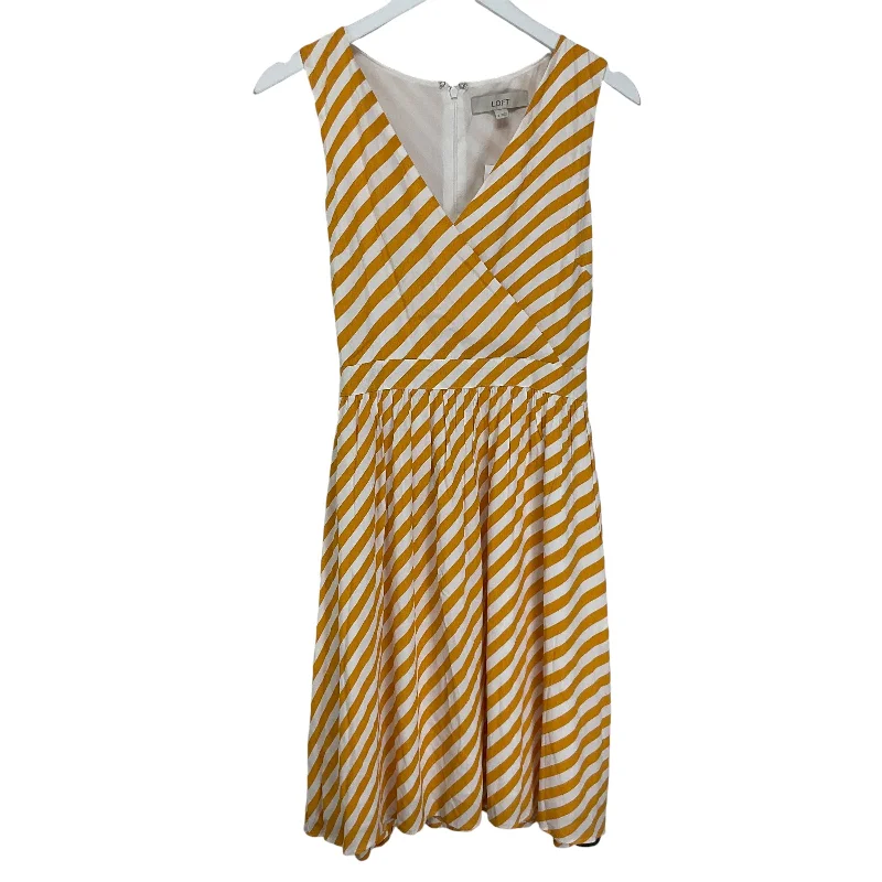 women's sustainable dressesDress Casual Short By Loft In Yellow, Size: M