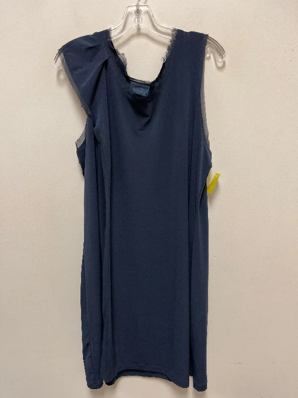 women's neon dressesDress Casual Short By Simply Vera In Blue, Size: Xl