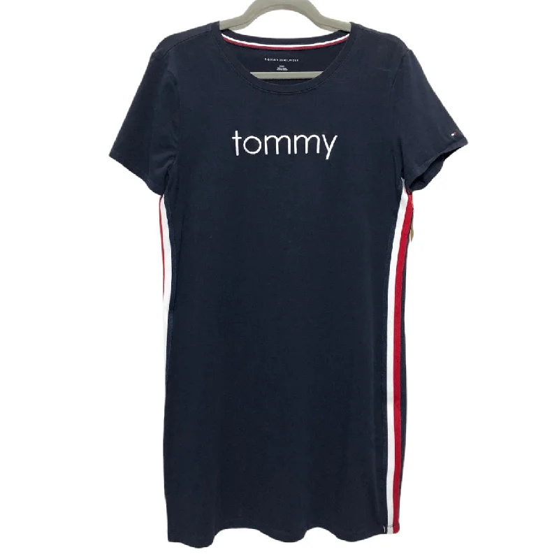 women's metallic dressesDress Casual Short By Tommy Hilfiger In Navy, Size: M