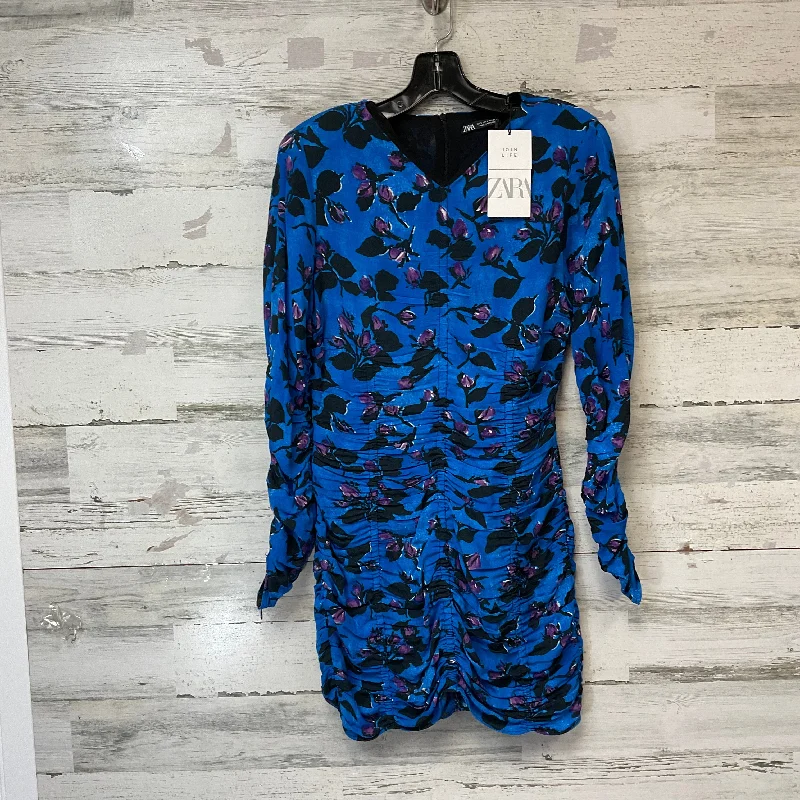 women's business casual dressesDress Casual Short By Zara In Blue, Size: S