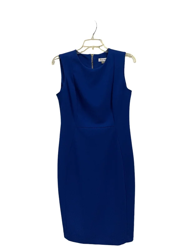 women's casual dressesDress Work By Calvin Klein In Blue, Size: 8