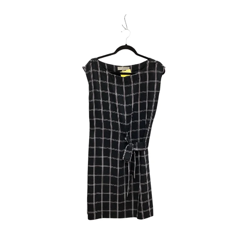 women's checkered dressesDress Work By Loft In Black & White, Size: M