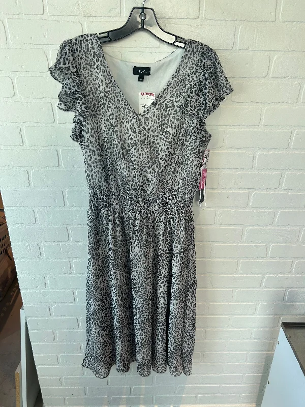 women's mother of the bride dressesDress Work By Msk In Black & White, Size: L