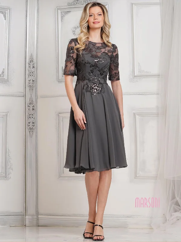 Vintage DressMarsoni M286S Short Formal Sequin Knee Length Dress