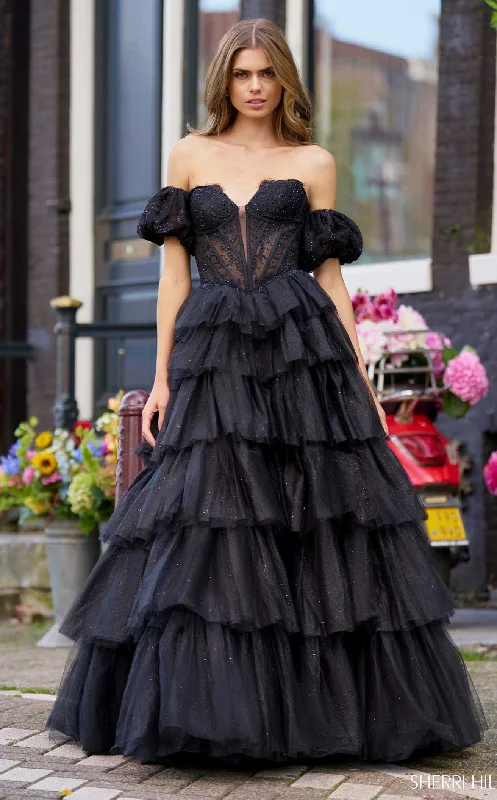 women's lace-up dressesSherri Hill 56170 Dress
