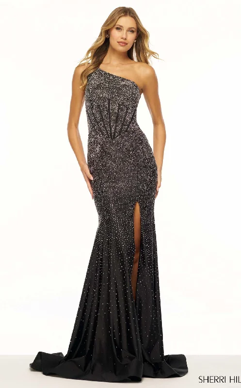 women's bell-sleeved dressesSherri Hill 56181 Dress