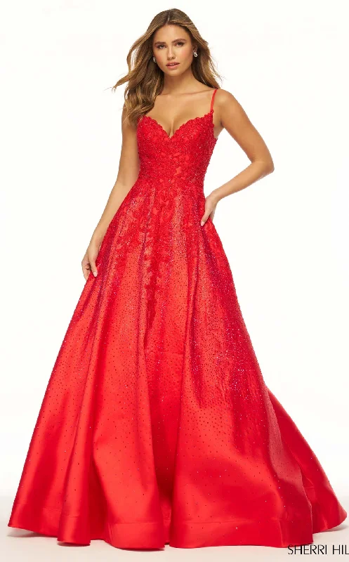 women's cold-shoulder dressesSherri Hill 56183 Dress