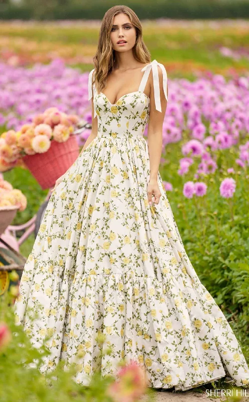 Floral DressSherri Hill 56347 Dress