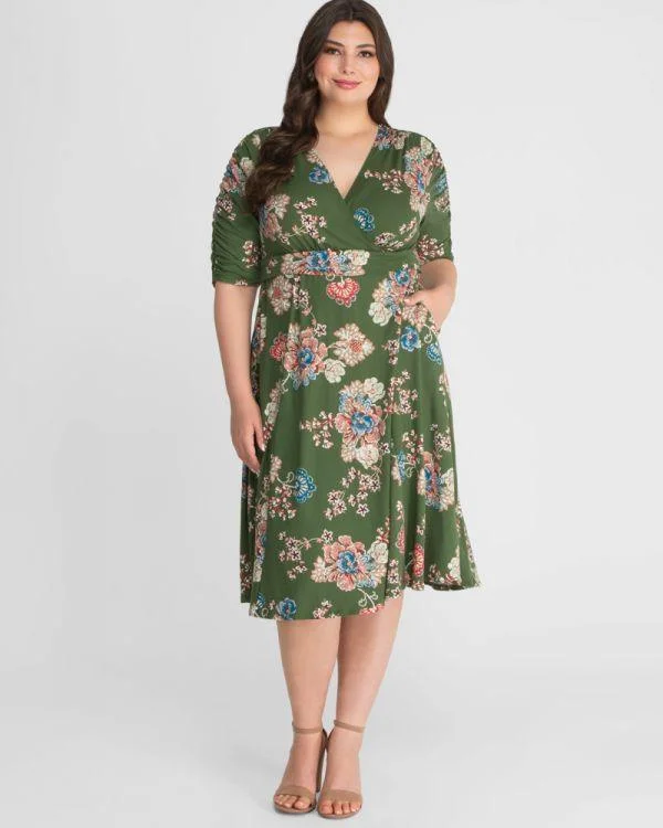 Embellished DressKiyonna Short Formal Plus Size Dress