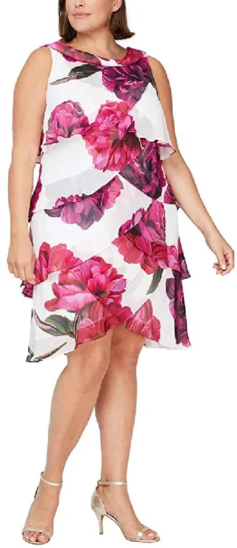 women's maximalist dressesSL Fashions Plus Size Short Dress 9471541